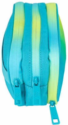 Penar Oxford Gradient, tip etui dreptunghiular, galben/verde turcoaz