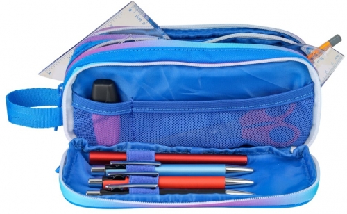 Penar Oxford Gradient, tip etui dreptunghiular, albastru/roz