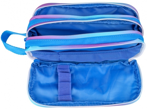 Penar Oxford Gradient, tip etui dreptunghiular, albastru/roz