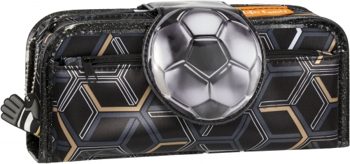 Penar tip etui Fun Time 2 in 1, Silver Football, Tiger