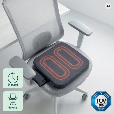 Pernuta ergonomica Leitz Ergo iComfi, pentru scaun, cu incalzire
