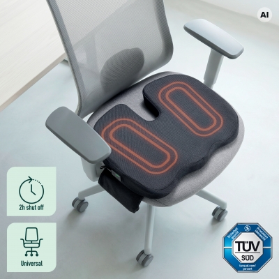 Pernuta ergonomica Leitz Ergo iComfi, pentru scaun, cu incalzire