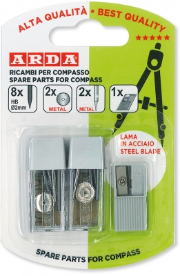 Piese de schimb pentru compas, Blister, Arda