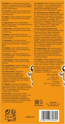 Pix BIC, Cristal Large 1.6 mm Multicolour, 20 buc, 10 culori