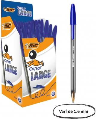 Pix BIC, Cristal Large 1.6 mm, albastru