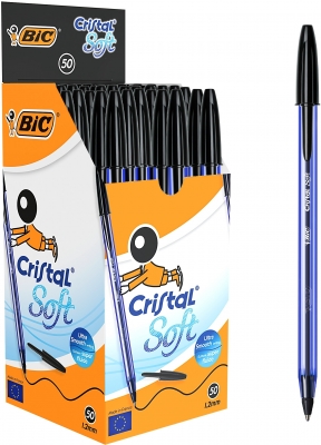 Pix BIC, Cristal Soft, negru