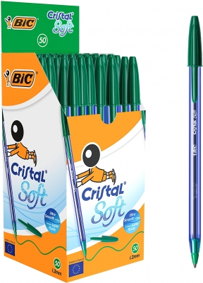 Pix BIC, Cristal Soft, verde
