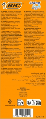 Pix BIC, Cristal Soft, verde