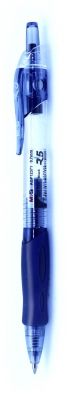 Pix retractabil cu gel M&G, grip cauciuc, 0.7 mm