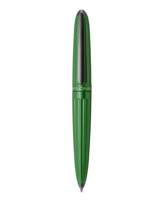 Pix Diplomat Aero Green EasyFlow, corp striat din aluminiu anodizat, verde, mina M, cutie cadou