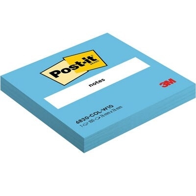 Notite adezive Post-it, culori asortate, 76 x 76 mm, 100 file/buc, 3M