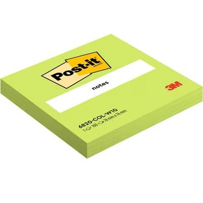 Notite adezive Post-it, culori asortate, 76 x 76 mm, 100 file/buc, 3M