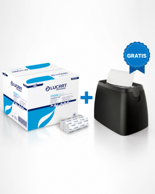 Servetele strong 216TI 150foi/set X 40set/bax + cadou dispenser masa Lucart L-ONE S-TABLE
