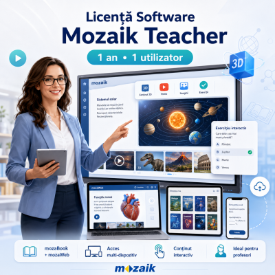 Licenta software educational Mozaik Teacher, 1 an, 1 utilizator