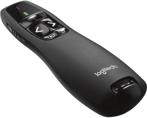 Presenter Logitech, R400, USB, negru
