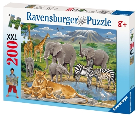 Puzzle Animale In Africa, 200 Piese Ravensburger