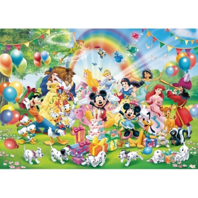 Puzzle ziua de nastere a lui Mickey, 1000 piese Ravensburger
