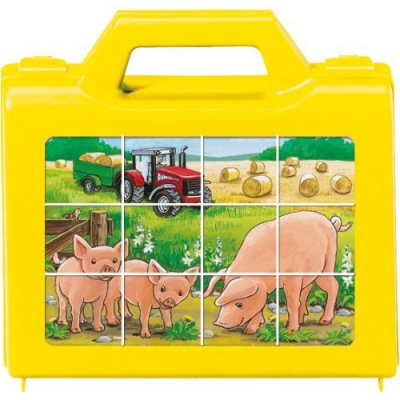 Puzzle animale la ferma, 12 piese Ravensburger