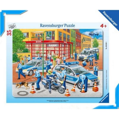 Puzzle Fortele Politiei, 35 Piese Ravensburger