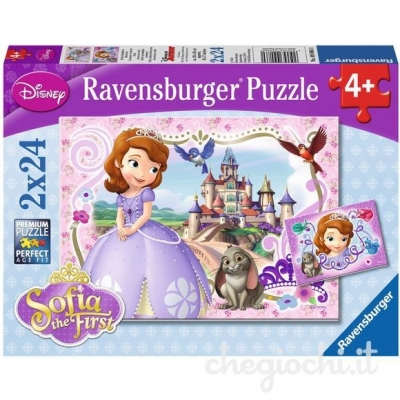 Puzzle printesa Sofia, 2x24 piese Ravensburger