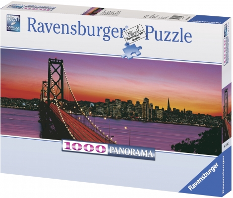 Puzzle podul Oakley Bay, San Francisco 1000 piese Ravensburger