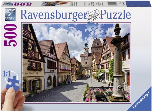 Puzzle Rothenburg, 500 piese Ravensburger