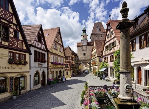 Puzzle Rothenburg, 500 piese Ravensburger