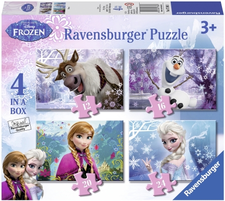Puzzle Frozen 12/16/20/24p Ravensburger