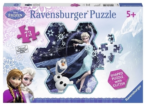 Puzzle Frozen fulgul de zapada al Elsei, 73 piese Ravensburger
