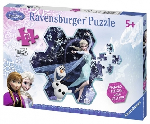 Puzzle Frozen fulgul de zapada al Elsei, 73 piese Ravensburger