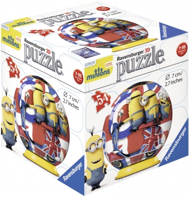 Puzzle 3D Minions, 54 piese Ravensburger