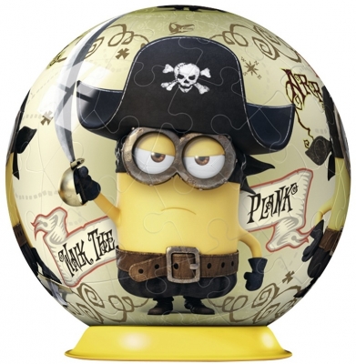 Puzzle 3D Minions, 54 piese Ravensburger