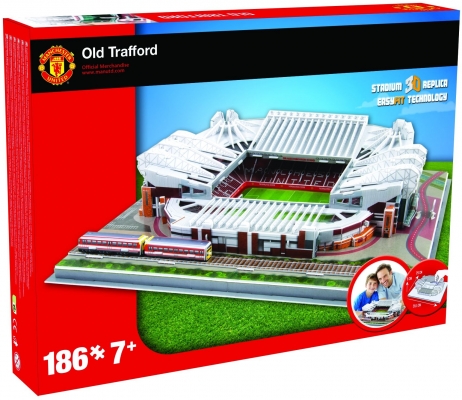 Puzzle 3D Stadion Manchester United-Old Trafford (Marea Britanie) Nanostad