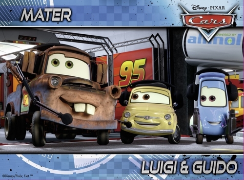 Puzzle Disney Cars, 4 buc in cutie, 12/16/20/24 piese Ravensburger