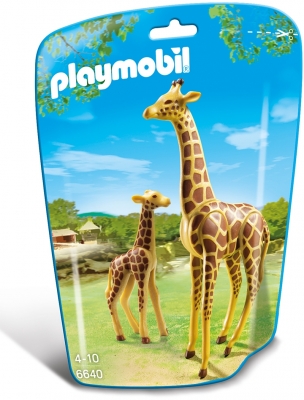 Girafa cu pui City Life Zoo Playmobil
