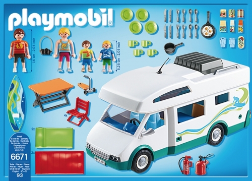 Masina de camping Summer Fun Playmobil