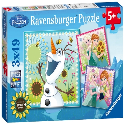 Puzzle Frozen, 3x49 piese Ravensburger