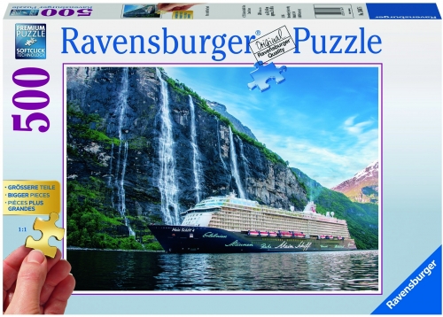 Puzzle vapor pe insula, 500 piese Ravensburger