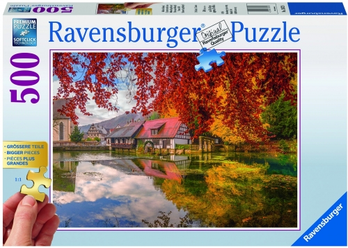 Puzzle moara, 500 piese Ravensburger