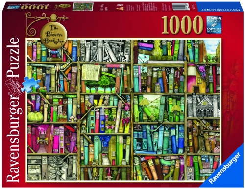 Puzzle libraria bizara, 1000 piese Ravensburger