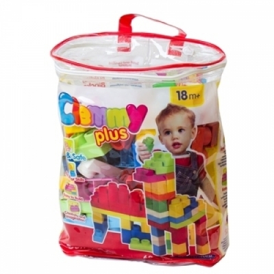 Clemmy - Plasa Cu 60 Cuburi Clementoni