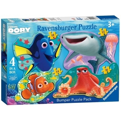 Puzzle In Cautarea Lui Dory, 10/12/14/16 Piese Ravensburger