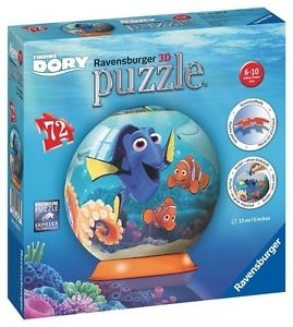 Puzzle 3D In Cautarea Lui Dory, 72 Piese Ravensburger