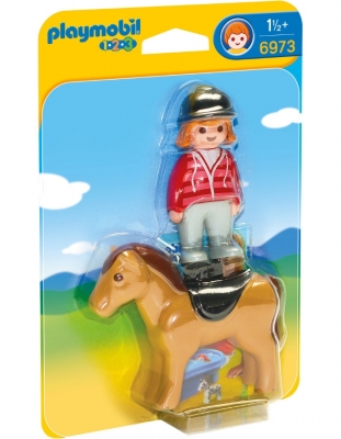 1.2.3 Femeie Cu Calut Playmobil