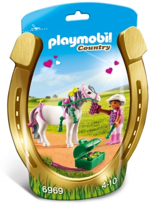 Ingrijitor Si Ponei Cu Inimioare Playmobil