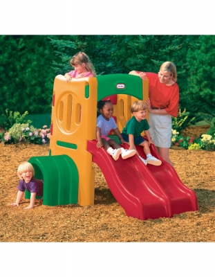 Tunel Cu Doua Tobogane Little Tikes