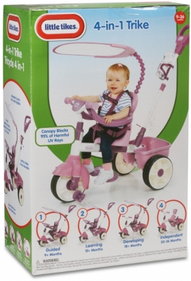 Tricicleta 4In1 Roz Little Tikes