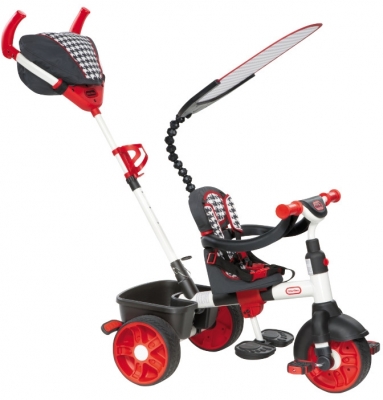 Tricicleta Sport 4In1 (Rosu Cu Alb) Little Tikes