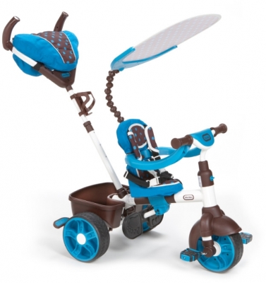 Tricicleta Sport 4In1 (Albastru Cu Alb) Little Tikes