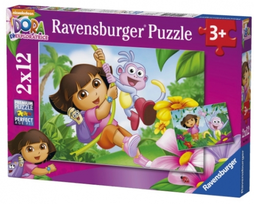 Puzzle Dora, 2X12 Piese Ravensburger
